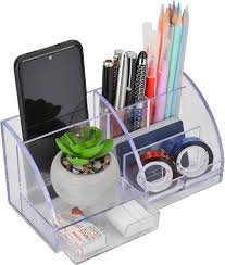 Udgamy Desk Organizer, 7 Compartment Stationary Organizer
